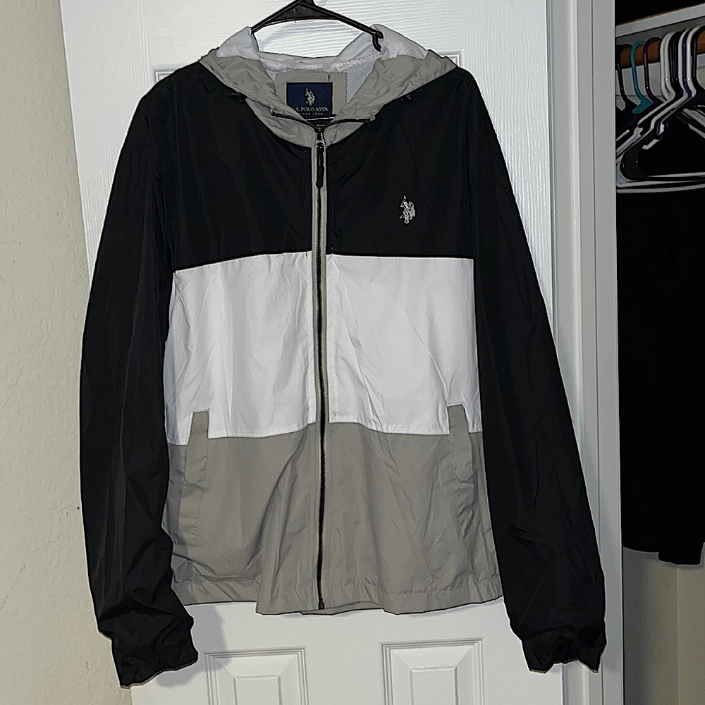 Black and white Polo jacket